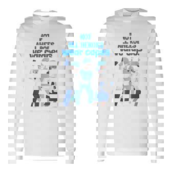 Not All Heroes Wear Capes Nhs Doctor & Nurses Hospital Long Sleeve T-Shirt - Thegiftio UK