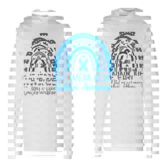 In November We Wear Blue Diabetes Awareness Long Sleeve T-Shirt - Monsterry