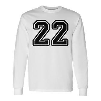 Number 22 Sport Number 22 Langarmshirts - Geschenkecke