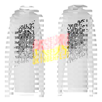 Oktoberfest Bavarian Crest Festival Beer Culture Beer Fan Long Sleeve T-Shirt - Monsterry