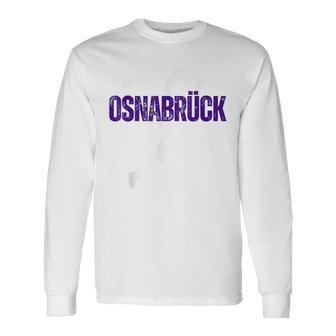 Osnabrück Football Fan Purple Purple Langarmshirts - Geschenkecke