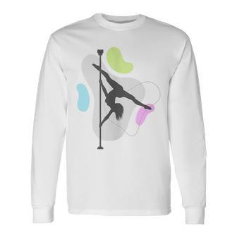 Pole Dancer Ropa Graphic Pose Pole Dance Sin Mangas Camiseta de manga larga - Regaloses