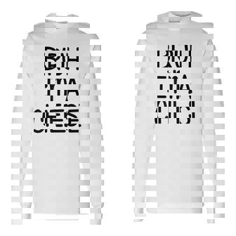 Pretend I'm A Cheese Lazy Halloween Costume Party Long Sleeve T-Shirt - Thegiftio