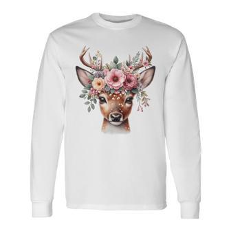 Reh Damen Reh Kostüm Kinder Carnival Reindeer Langarmshirts - Geschenkecke