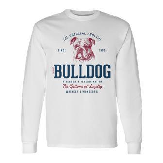 Retro Styleintage English Bulldog Langarmshirts - Geschenkecke