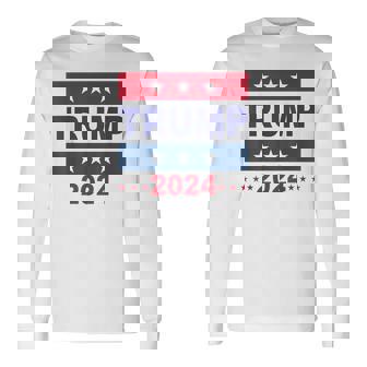 S Trump 2024 Elecciones Estadounidenses Estados Unidos Regresa A Las Elecciones Camiseta de manga larga - Regaloses