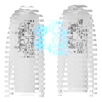 Soccer T My Goal Is To Deny Yours Kid Boy Youth Long Sleeve T-Shirt - Thegiftio