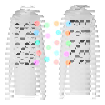 Spotty Dotty Dots & Spots Yellow Men Women Children Spot Long Sleeve T-Shirt - Thegiftio UK