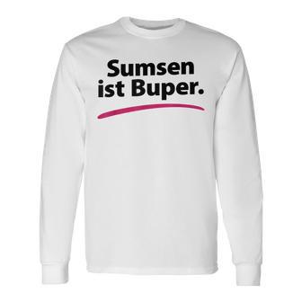 Sumsen Ist Buper Word Game Slogging Langarmshirts - Geschenkecke