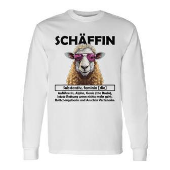 Supervisor Chefin Schäffin Gray Langarmshirts - Geschenkecke