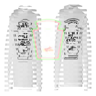Sweet Chili Sauce Condiment Spice Costume Party Matching Long Sleeve T-Shirt - Thegiftio UK