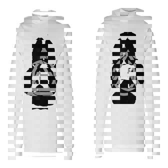 Theta Delta Symbol With Paw Of A Fox Therian Long Sleeve T-Shirt - Thegiftio UK