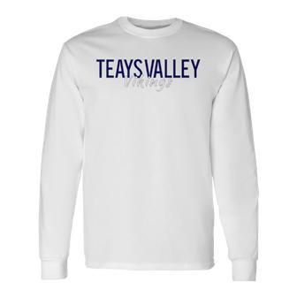 Teays Valley Vikings Spirit Wear School Pride Long Sleeve T-Shirt - Monsterry