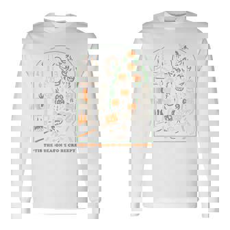 Tis The Season To Be Creepy Skeleton Halloween Spooky Season Long Sleeve T-Shirt - Thegiftio