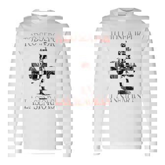 Todo Sea Por Las Señoras Gym Calaca Latino Sayings Camiseta de manga larga - Regaloses