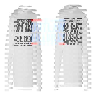 Trump Vance 2024 Outlaw Hillbilly Us Flag Vintage Long Sleeve T-Shirt | Mazezy