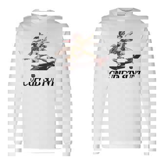 Unhinged Cringe Cupid Stunt Inappropriate Embarrassing Long Sleeve T-Shirt | Seseable UK