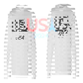 Usa 2024 Paris United States Sport Usa Team 2024 Long Sleeve T-Shirt | Mazezy