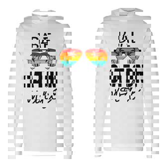 Vacation Summer Cute Couples Matching Baecation Mode Long Sleeve T-Shirt - Thegiftio UK