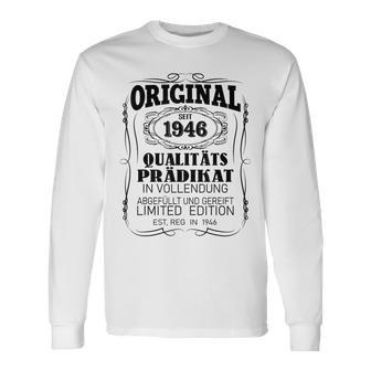 Vintage Original 1946 Geboren Jahrgang 1946 Langarmshirts - Geschenkecke