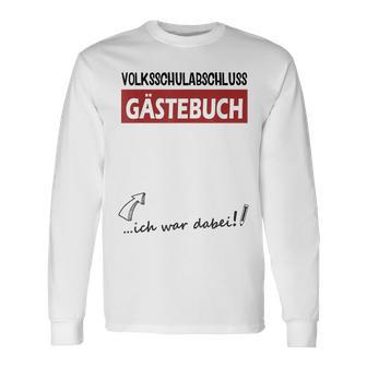 Volksschule Geschafft Popular School Graduation Guest Book 4 Class S Langarmshirts - Seseable