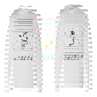 All I Want For Christmas Is A Penguin Ugly Xmas Sweater Long Sleeve T-Shirt | Mazezy