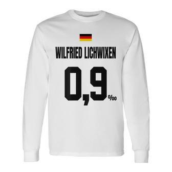 Wilfried Lichwixen Sauftrikot Malle Party Trikot Deutschland Langarmshirts - Seseable