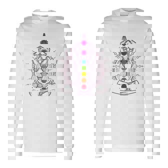 Zen Yoga Meditación Siete Chakras Salud Camiseta de manga larga - Regaloses