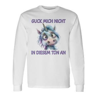 Zerzaustes Einhorn Langarmshirts - Geschenkecke