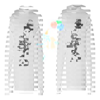 Zombie Birthday Party Zombie Party Halloween Birthday Party Long Sleeve T-Shirt - Thegiftio