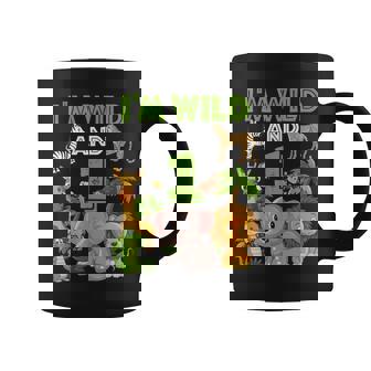 1 Year Old Zoo Birthday Safari Jungle Zoo Animal 1St Coffee Mug - Monsterry