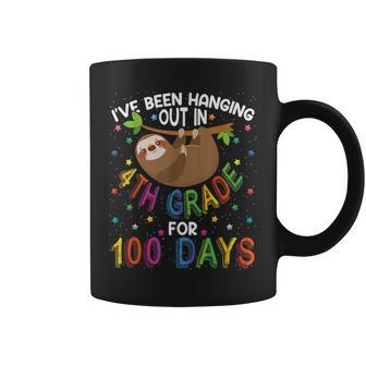 100Th Day Of School Sloth 4Th Grade 100 Days School Coffee Mug - Monsterry AU