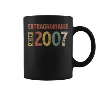 15 Ans D'anniversaire 15 Ans Cadeau Extraordinaire Depuis 2007 Tasse - Cadeauxyz