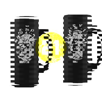 21 Softball Player That's My Girl Cheer Mom Dad Team Coach Coffee Mug - Monsterry