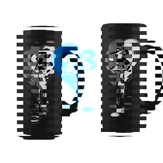 23 Drip Heart Military Blue 4S Matching For Women Coffee Mug - Thegiftio UK
