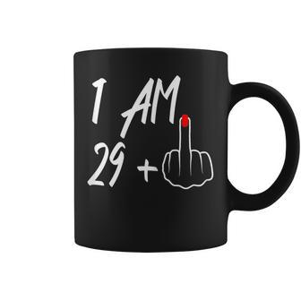 I Am 29 Plus 1 Middle Finger 30Th Birthday For Women Tassen - Geschenkecke