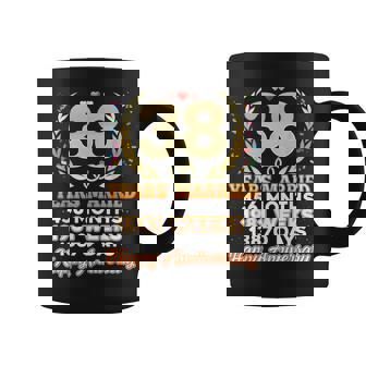 38 Years Married Happy 38Th Wedding Anniversary Couple Ring Coffee Mug - Monsterry