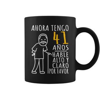 41 Cumpleaños Ahora Tengo 41 Años Divertido Aniversario Taza de café - Regaloses