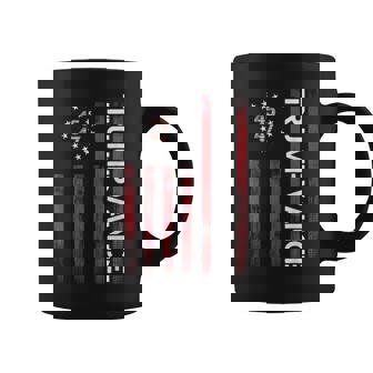 45 47 Trump Vance 2024 Vintage American Flag Usa Patriot Coffee Mug - Monsterry