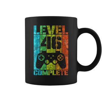 46º Cumpleaños Hombre Gamer Nivel Completo 46 Años Taza de café - Regaloses