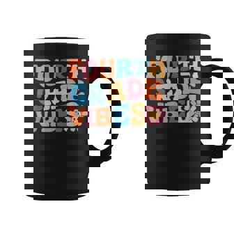 4Th Grade Vibes Fourth Grade Team Retro 1St Day Of School Coffee Mug - Seseable