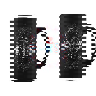 4Th Of July Nurse American Flag Fourth Of July Nurse Coffee Mug - Thegiftio UK