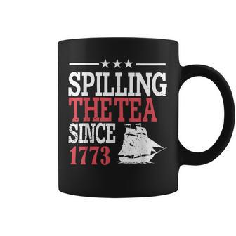 4Th Of July Spilling The Tea Since 1773 Coffee Mug - Monsterry DE