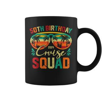 50Th Birthday Cruise Squad 2024 Cruise Crew Party Vacation Coffee Mug - Monsterry DE