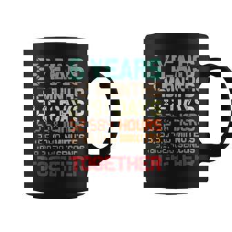 6 Años Juntos Pareja Coincidencia Sexto Aniversario De Bodas Taza de café - Regaloses