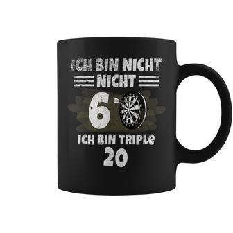 60 Geburtstag Ich Bin Nicht 60 Ich Bin Triple 20 Dart Tassen - Geschenkecke