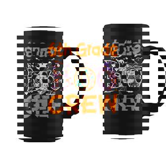 6Th Grade Boo Crew Teacher Sixth Grade Halloween Coffee Mug - Monsterry
