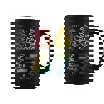 86 47 Anti Trump 8647 Impeach 47 Anti-Trump President Retro Coffee Mug - Monsterry