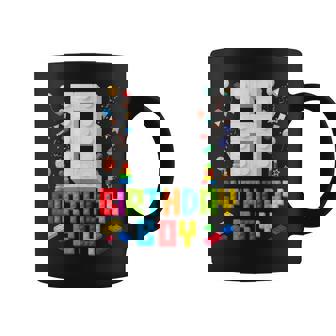 8Th Birthday Boy Master Builder 8 Years Old Building Block Coffee Mug | Seseable UK