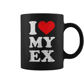 Accesorio Corazón Rojo I Love My Ex Taza de café - Regaloses